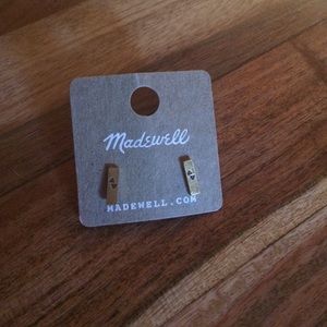 Madewell antique gold earrings
