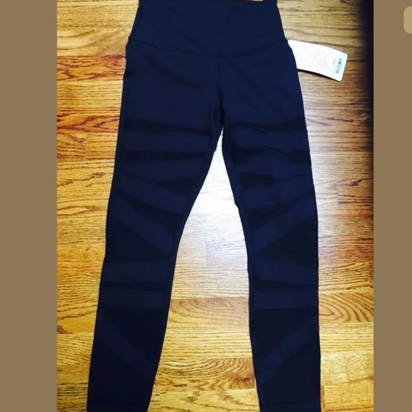 Lululemon high times mesh tights sz 6 nwt - Picture 2 of 4