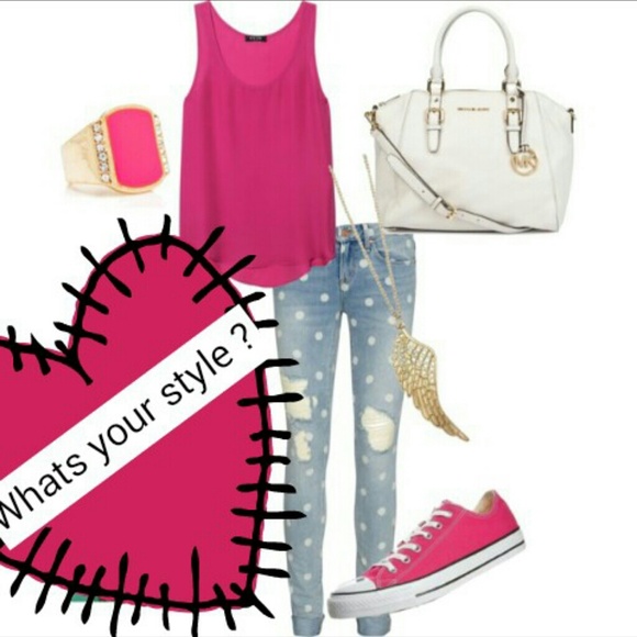 *traded**PINK Converse*