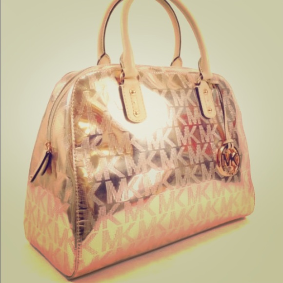 Michael Kors Rose Gold Satchel