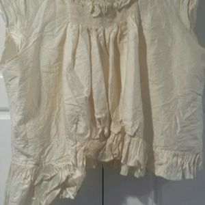 Authentic Magnolia Pearl crushed silk layering top