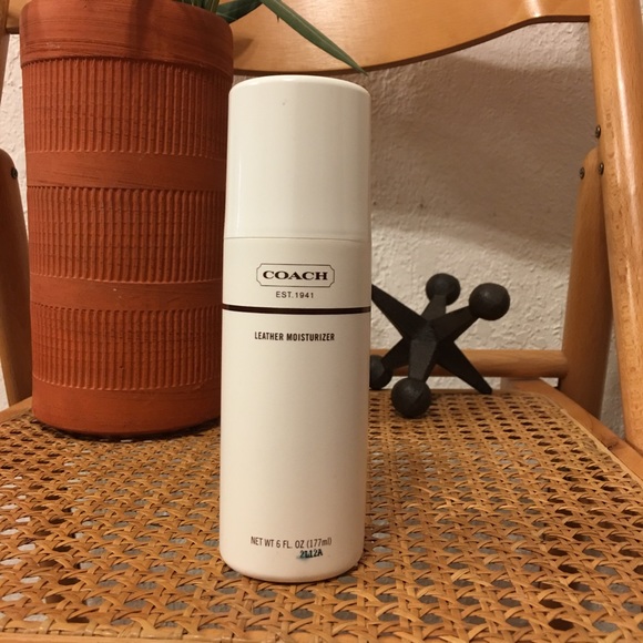 NWOT Coach leather moisturizer
