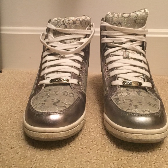 Silver Coach High Tops