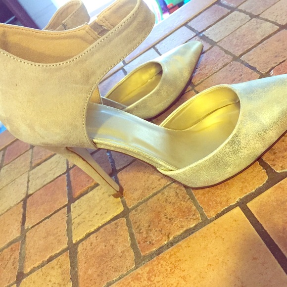 Gold heels