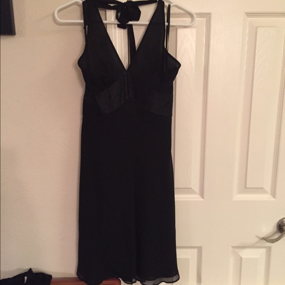 Express Silk halter dress