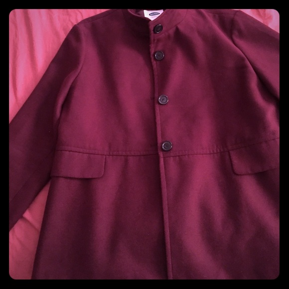 **✳️SOLD***✳️Burgundy Pea coat (brand new)
