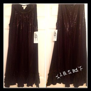 NWT. J. B.S. LTD. Sequin Dress