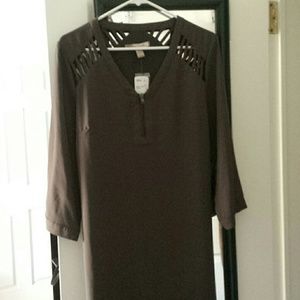 Forever 21 charcoal dress mid thigh