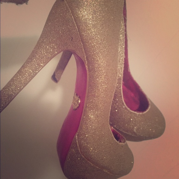 Betsey Johnson Shoes - Betsey Johnson sparkle heels