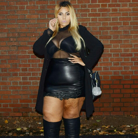 Black Faux Skirt