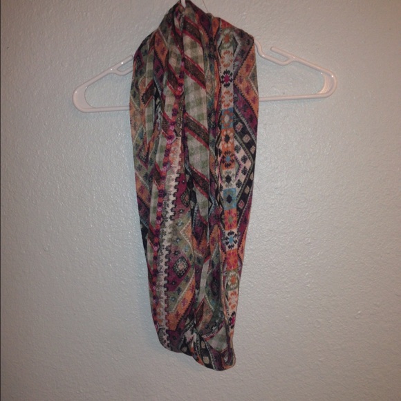 Colorful Aztec printed scarf