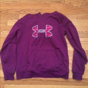 Purple under armor hoodie