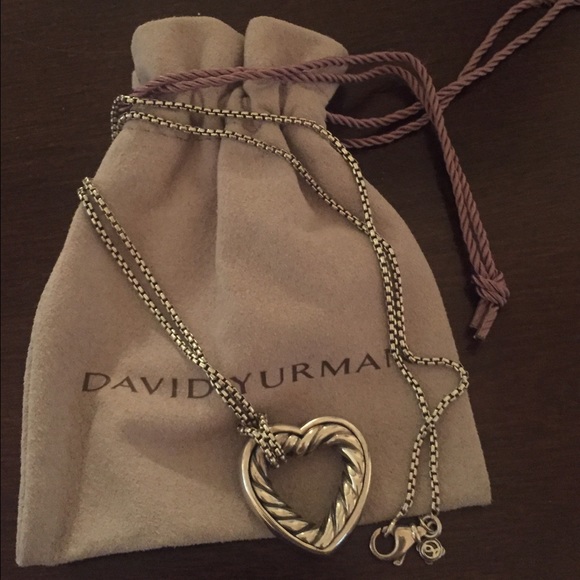 David Yurman Cable Heart necklace-Authentic