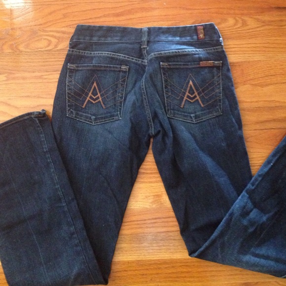 7 for all man kind boot cut A pocket jeans