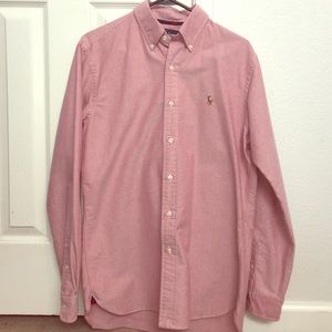(UNWORN) Men's Small Ralph Lauren Pink Button Down