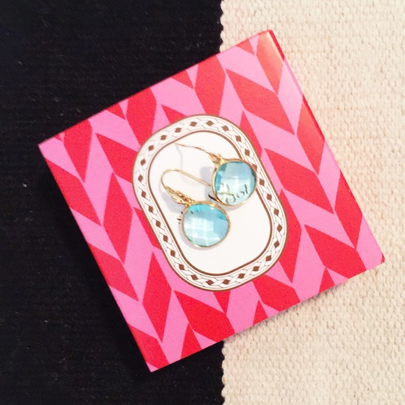 Stella & Dot Small Serenity Stone Drop Earrings