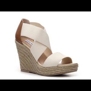 Steve Madden Starla Wedge - White