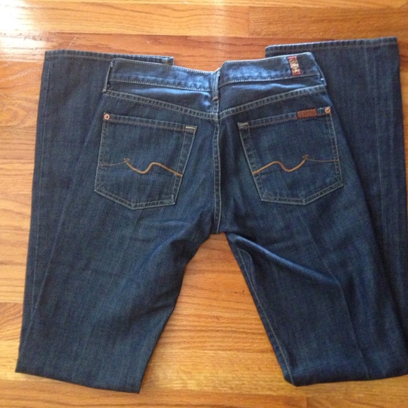 7 for all man kind jeans size 27 dark denim