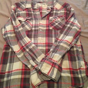 Men's large long sleeve flannel shirt