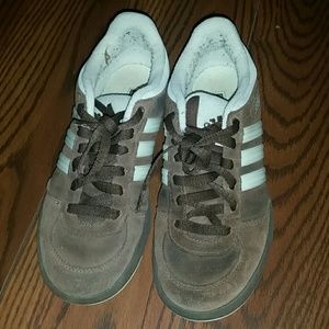 Brown Adidas sneakers