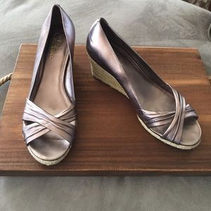 Cole Haan Metallic Wedges