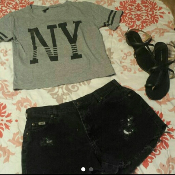 NY JERSEY CROP TOP
