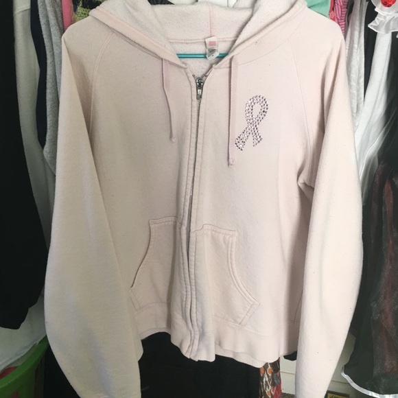 Pink breast cancer sweater