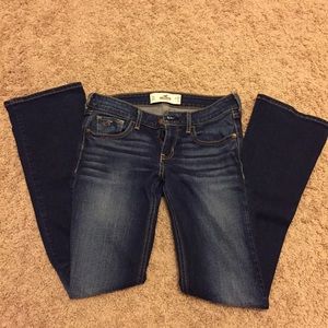Dark Wash Hollister Boot Cut Jeans