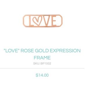 Origami owl love plate