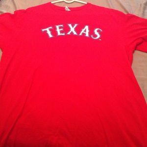 Well worn adult XL Texas Rangers shirt!