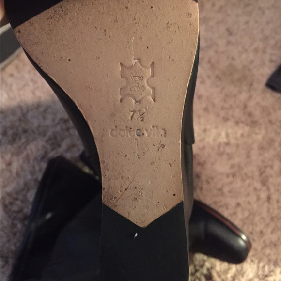 Dolce vita leather wedge boots - Picture 1 of 3