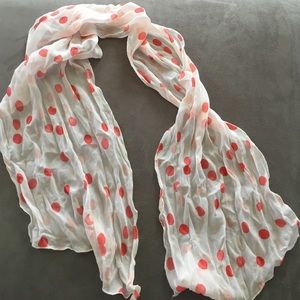 Banana Republic Polka Dot crepe Scarf