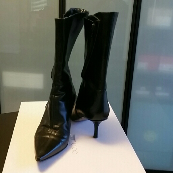 Jimmy Choo pointy toed boots - Picture 2 of 4