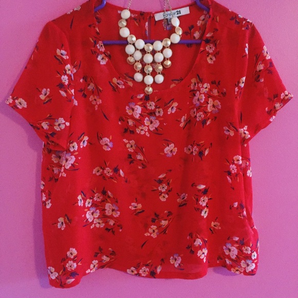 FOREVER 21 Floral Shirt