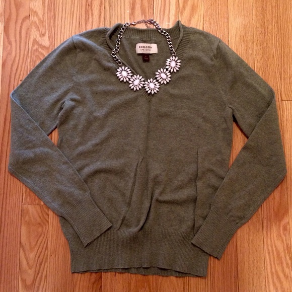 Green sweater