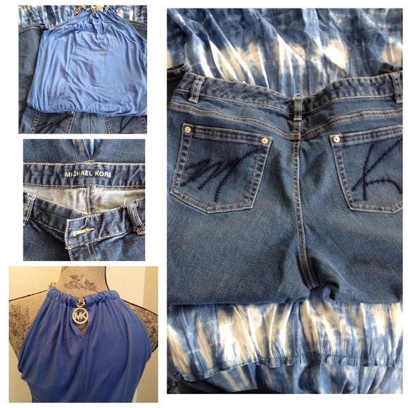 Michael Kors Distressed Capris