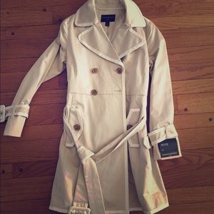 Banana republic belted trench coat