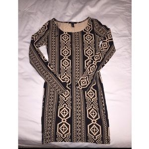H&M long sleeve bodycon dress