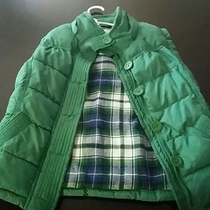 GREEN AEROPOSTALE PUFFER VEST