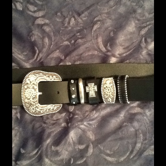 Black leather Belt