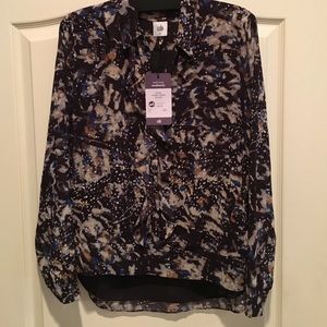 Starry night blouse