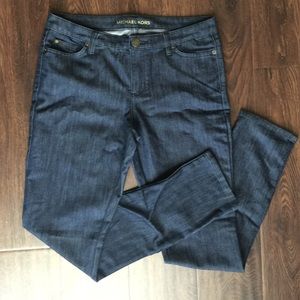 // Michel Kors dark wash jeans //