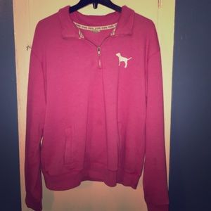 Victoria secret PINK half zip sweatshirt