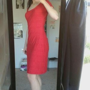 Max Studios red shift dress