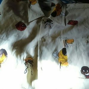 Size xxl Platinum Fubu Short Sleeve Button up