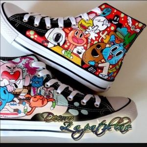 Converse Gumball sneakers handmade