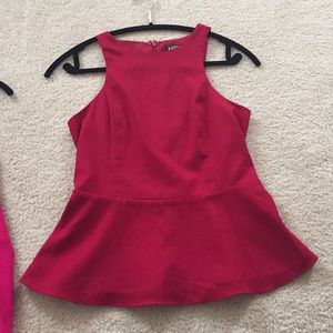 Express peplum shirt