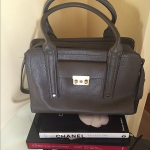 💝Taupe bag gently used 💝