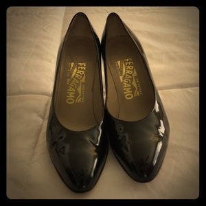 Vintage Salvatore Ferragamo pumps.