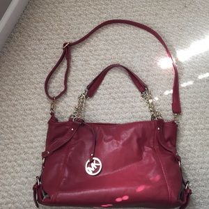 Red Michael Kors bag